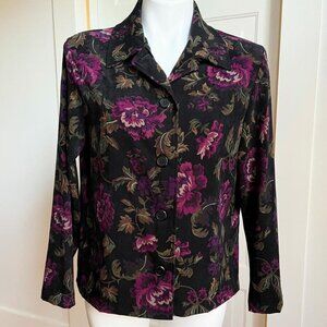 Y2k Vibrant floral jacket